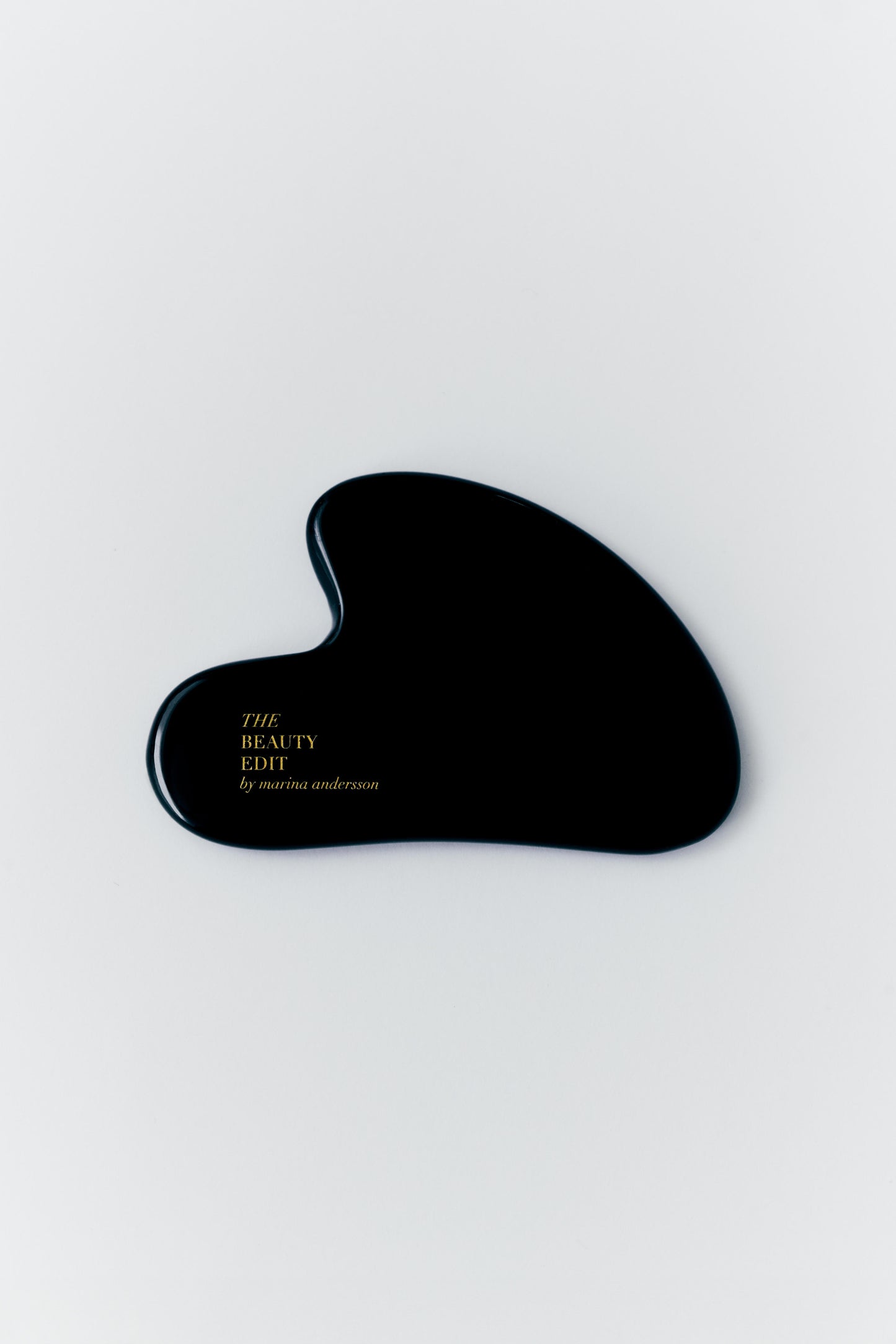 BLACK OBSIDIAN GUA SHA STONE